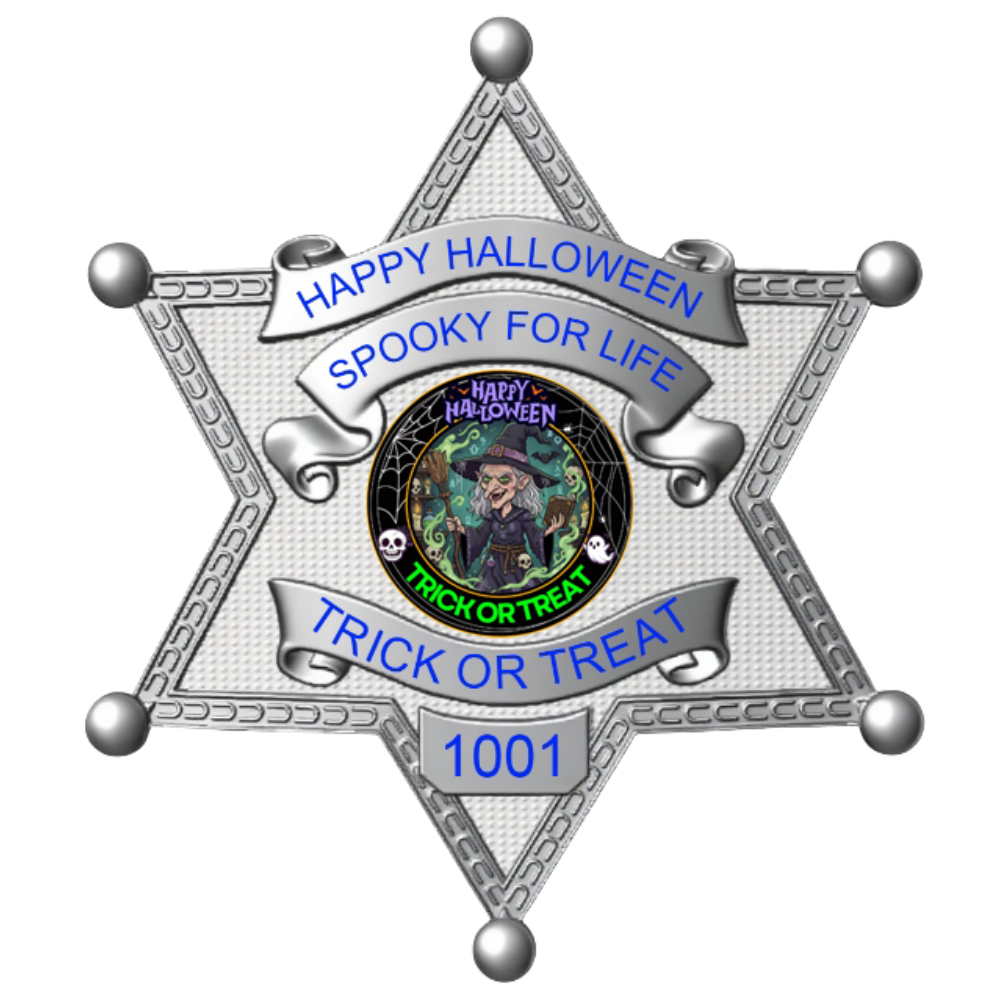 Halloween Badge H-27 SILVER