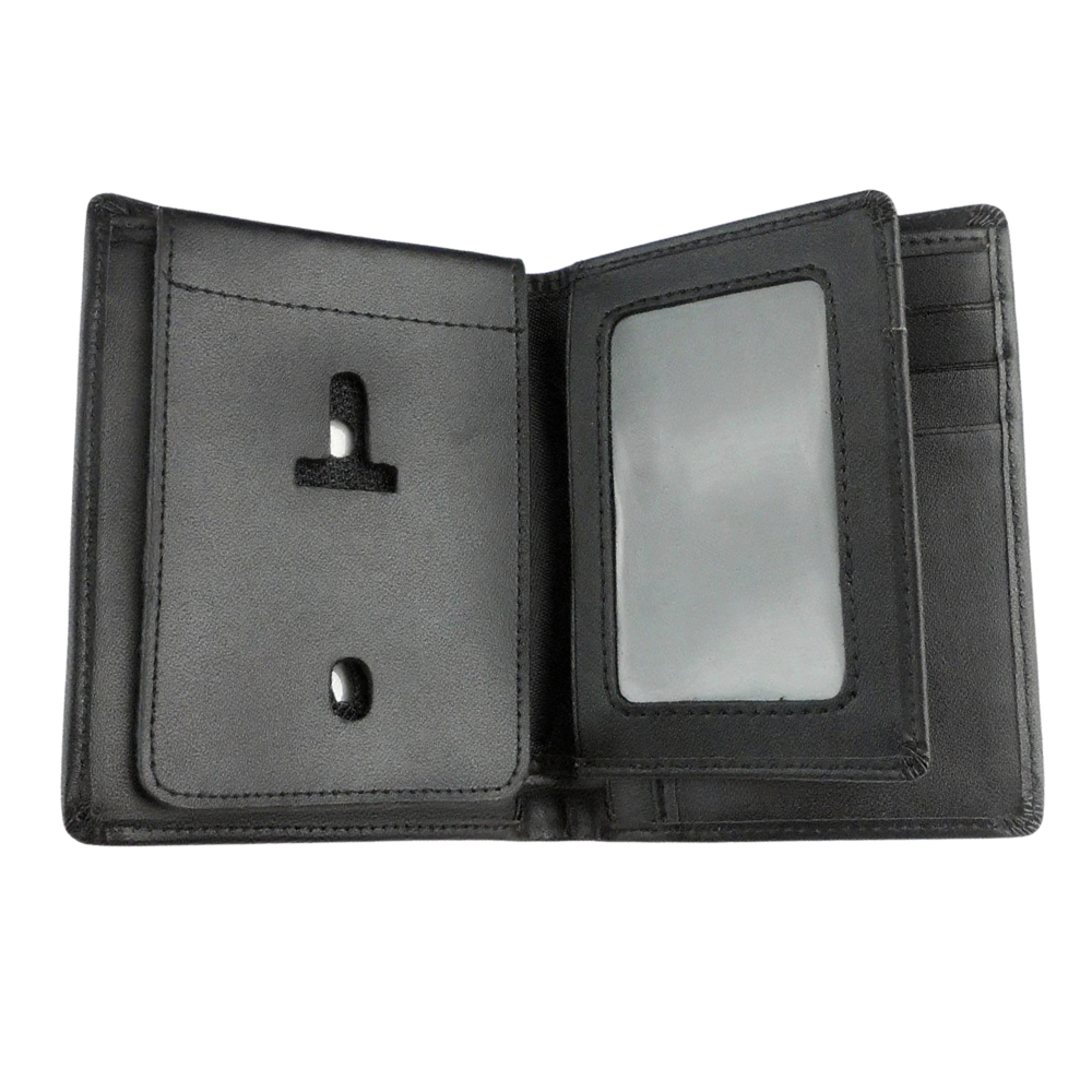 Leather Holder/ Holster/ Wallet For Multi-size Police Badges