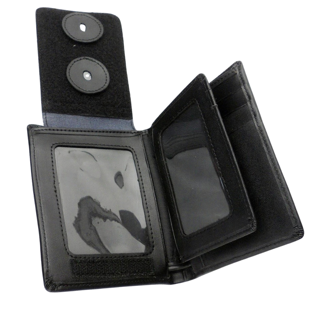 Leather Holder/ Holster/ Wallet For Multi-size Police Badges