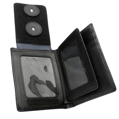 Leather Holder/ Holster/ Wallet For Multi-size Police Badges