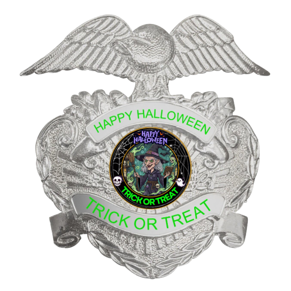 Halloween Badge H-22 SILVER