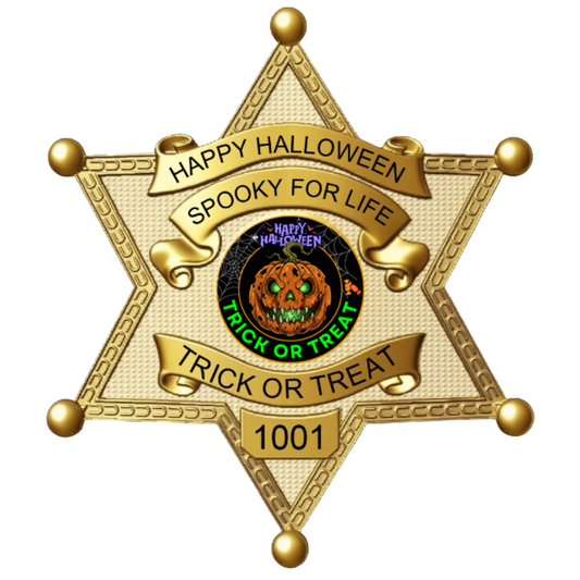 Halloween Badge H-27 GOLD